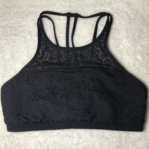 lululemon black lace sports bra!
